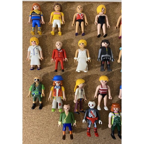 Playmobil 2000's  - 38 Geobra Mini Figure Lot - Picture 2 of 4